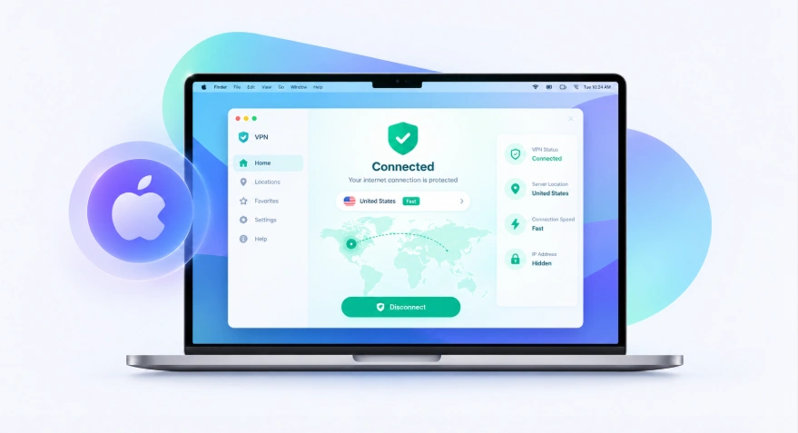 Secure VPN connected on macOS